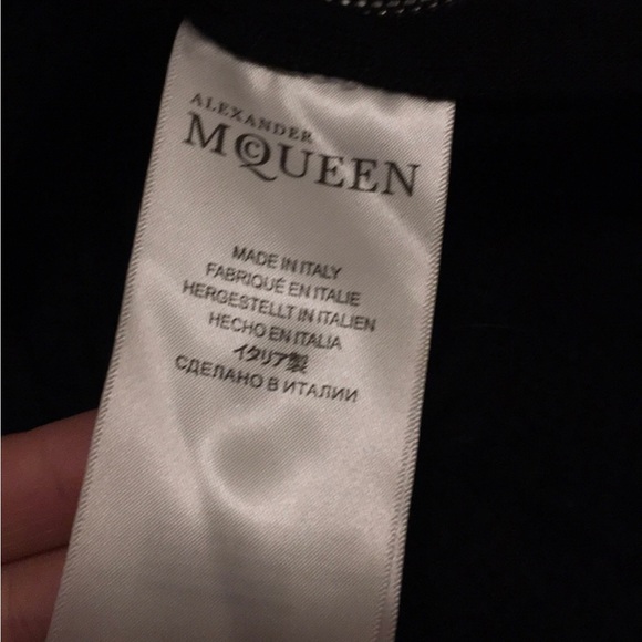 Alexander McQueen balck 100% virgin wool sweater with zips - Picture 2 of 6